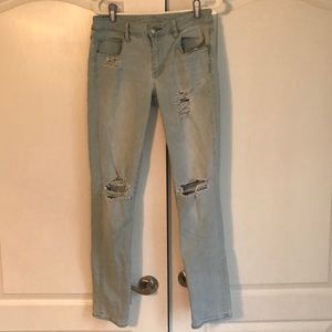 AEO Ripped Skinny Jeans